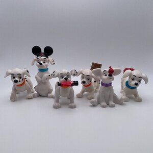 Vintage 1990's Disney McDonalds 101 Dalmations Happy Meal Toys 6 pcs(SKU: 465TO)